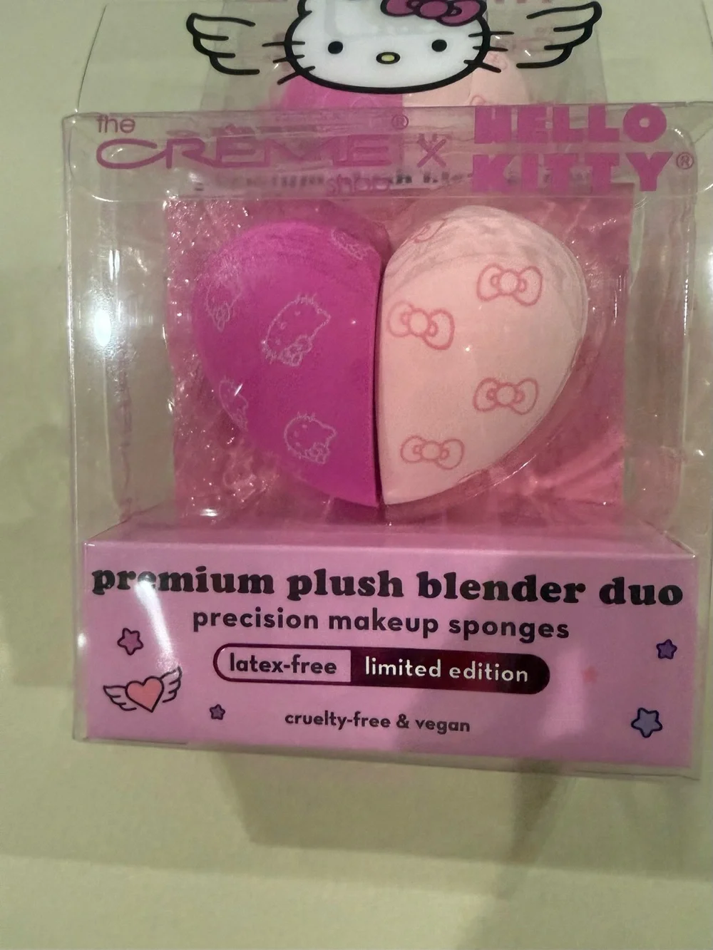 2 pack Crème x Hello Kitty Premium Plush Blender Duo Pink Mix Sanrio Y2K gift